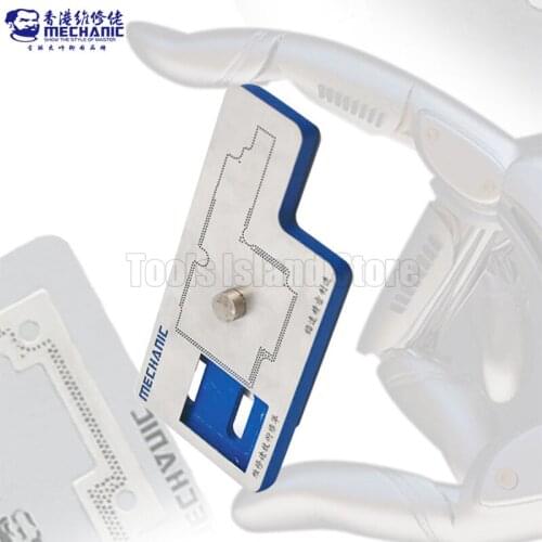 MECHANIC 3D BGA Reballing Stencil Kit for iPhone X Motherboard Middle Layer Planting Tin Template Reballing Plate Soldering Net