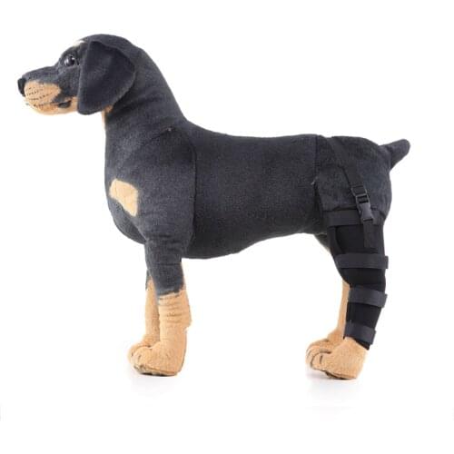 Pet Knee Pads Dog Support Brace for Right Left Leg Hock Joint Wrap Breathable Injury Recover Legs Dog Protector Support