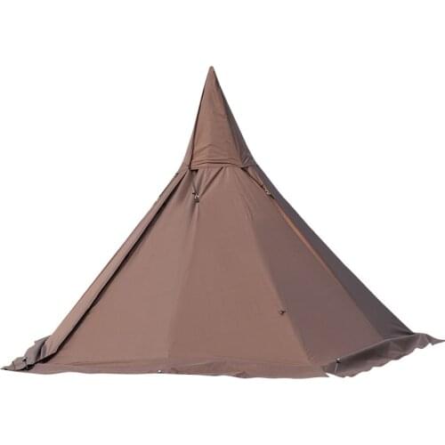 Camping Pyramid Tent With Chimny Stack Outlet