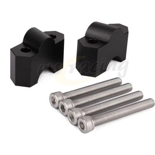 Motorcycle HandleBar Riser Handle Bar Mount Clamp Adapter For Kawasaki Z750 2004-2011 Z1000 2007 2008 2009 Z 750 1000