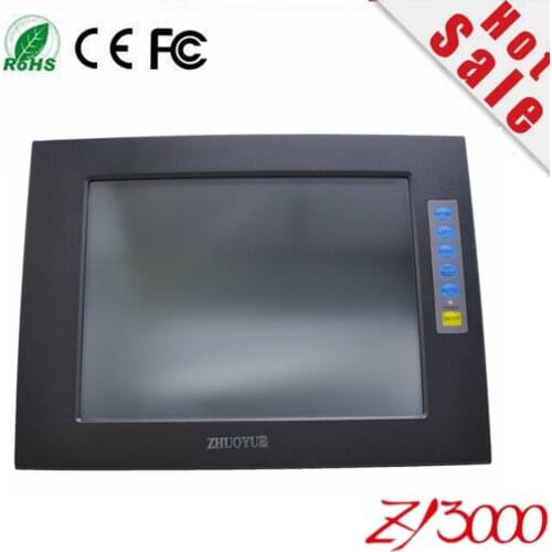 2019 Serial D-sub Usb Hmi New Stock Embedded Great Price10.4" 1024*768 Touch Screen Industrial Open Frame Metal Casing Display