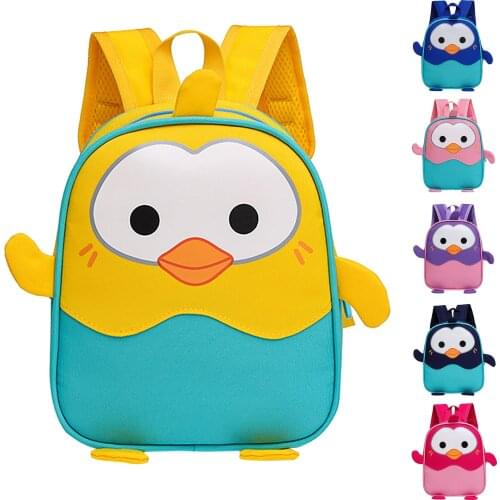Fashion Lovely Penguin GirlsBackpack Cute Boys Kids Mini Shoulder Bag Fashion Children Small Crossbody Bags Backpack 2021 New