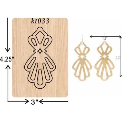 Earrings cutting dies 2019 new die cut &wooden dies Suitable for common die cutting machines on the market
