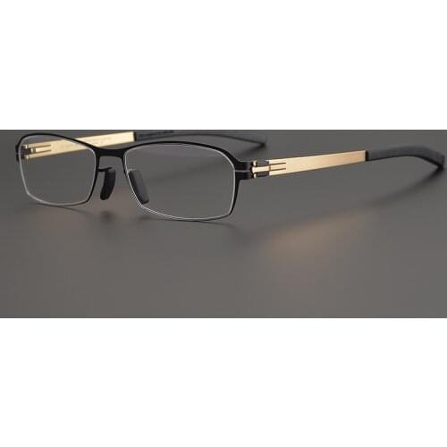 Ultralight Unisex Retro Full Rim Alloy Optical Eyeglasses Frame Brand Design Clear Lens Goggle Myopia Eyewear Frame