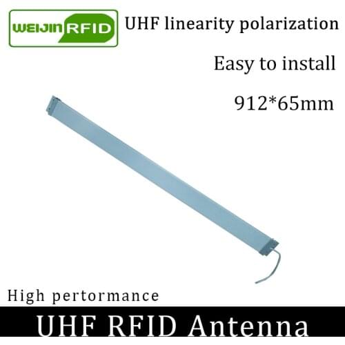 UHF RFID Strip thin antenna VIKITEK 915MHZ middle range 920-925M Self-service library Access door Embedded rfid reader antenna