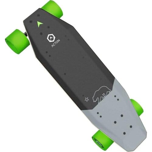 ACTON Smart Electric Skateboard Wireless Remote Control Omnidirectional LED Light Group 12KM Endurance Advance 500W Power