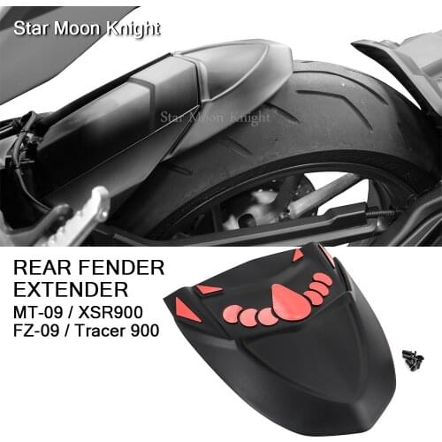 Motorcycle Rear Mudguard Fender Rear Extender Extension For YAMAHA MT09 MT-09 FZ-09 FZ09 Tracer 900 Tracer900 XSR900 XSR 900
