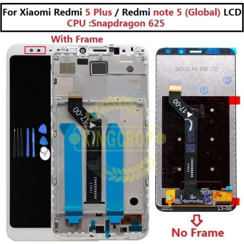 For Xiaomi Redmi 5 Plus LCD Display+Touch Screen FHD 5 plus Digitizer Screen Glass Panel Assembly for Xiaomi Redmi 5 Plus LCD