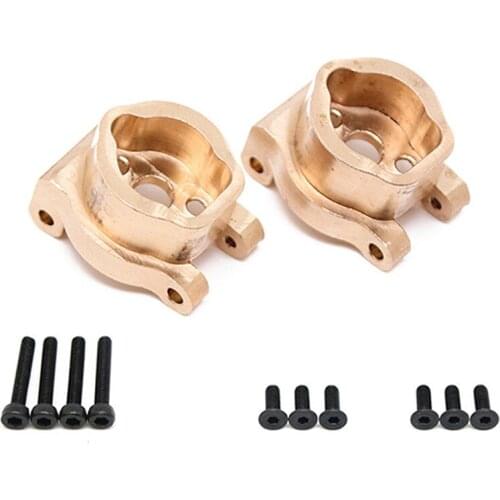 2pcs/set Brass Counterweight Rear Axle C Seat Upgrade Kits Nice Accessories for TRX-4 TRX-6 RC Car DIY Modification Parts