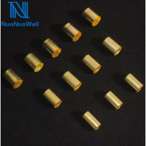 20PCS High Pressure Pipe Crimping Accessories 11-16MM Brass Pipe Connector Hose Crimp Tools Copper Sleeve Pipe Exhaust Connector