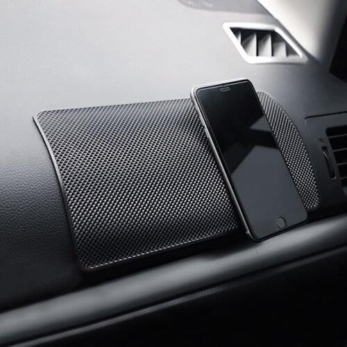Car Anti-Slip Mat PU Sticky Pad And Non-slip Mat Dashboard Decoration For Phone Coin Sunglass Pen GPS Perfume Holder Accessories