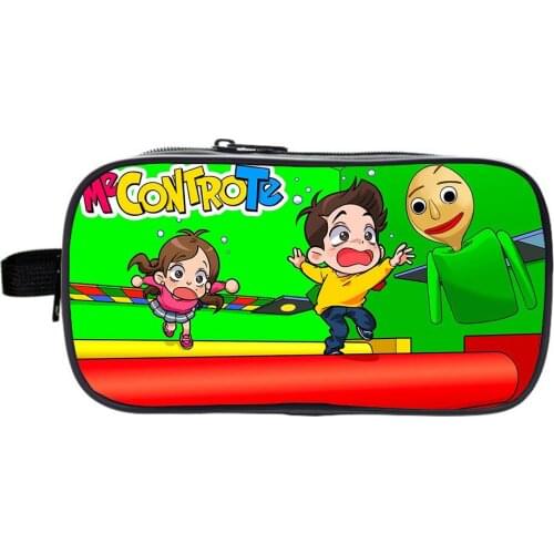 Me Contro Te Pencil Case Students Pen Bag Teens Multifunction Double-layer Pencil Bag Kid Stationery Bag Cute Pen Box Kids Gifts