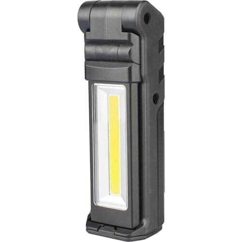 COB LED Work Light USB Rechargeable Flashlight Magnetic Hanging Hook Lamp Car Repair Inspection Lamp For Outdoor Hiking Camping