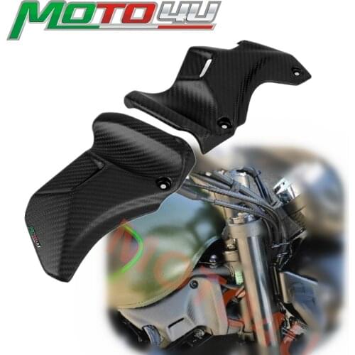 For KAWASAKI Z900RS Z900 RS Z 900RS 2018 2019 Carbon Fiber Motorcycle Side Panels Steering Bar Side Covers Gloss 1 Pair