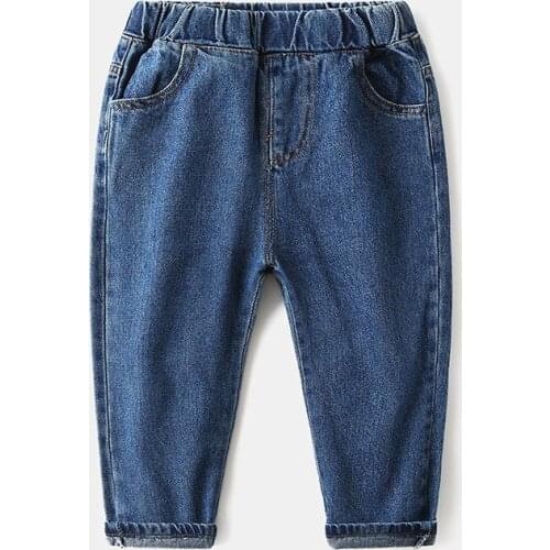 Boys girl hole Jeans pants Excellent quality cotton New casual children Trousers baby toddler Comfortable kids clothes Children