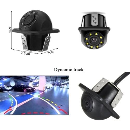 2018 Intelligent Tracks Dynamic Guidance Rear View Camera Parking Assistance LED IR Infrared Waterproof Backup cam camera