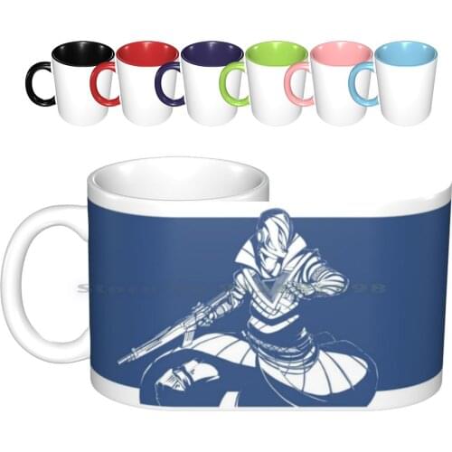 Stormcup Ceramic Mugs Coffee Cups Milk Tea Mug Destiny Destiny2 Bungie Tea Blue Magic Hazard Of The Cast Gun Creative Trending