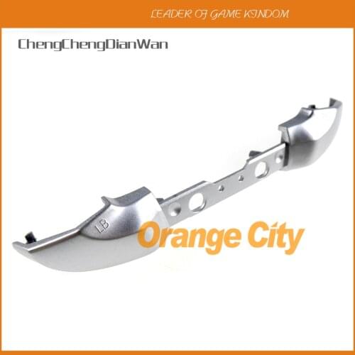 100pcs Chrome Silver LB RB L R switch bumper triggers button for xbox one S slim controller repair joystick trigger