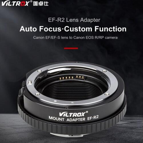 Viltrox EF-R2 Objektiv Mount Adapter Autofokus für CanonEF/EF-S objektiv zu EOSR/ EOSRP mit Funktions Control Ring New