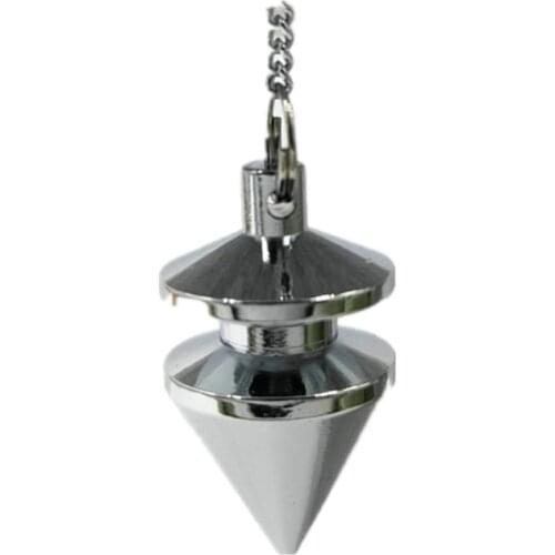 Pendulum pendant male Dowsing Healing Pyramid spiritual Reiki pendulums for dowsing Charms Chakra Amulet gold rose gold Copper