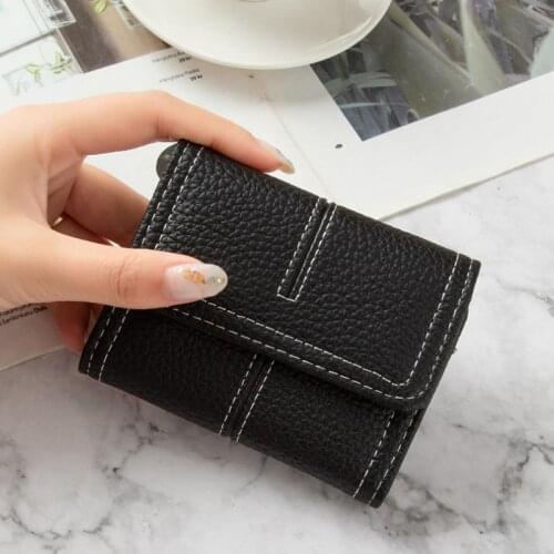 Mini Women Money Bags Ladies Multi-Card Slots Anti-demagnetization Driver License Clips Compact Bank Credit Card Case for Female