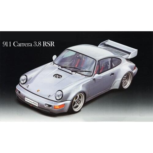 1/24 Porsche 911 Carrera 3.8 RSR Assemble Car Model 12664