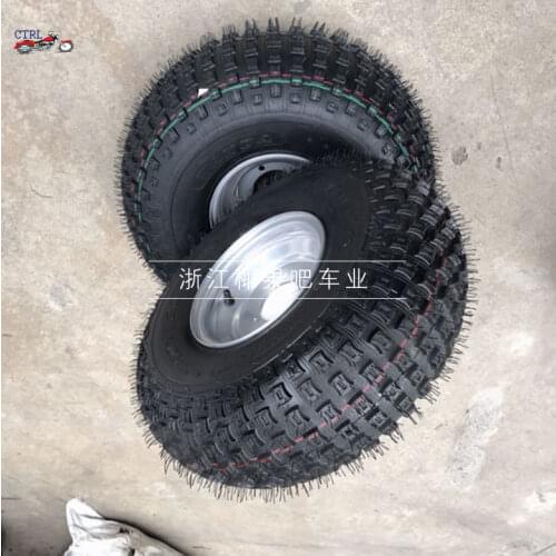 Karting Parts Modified Four-Wheel Motorcycle Car Beach Car 20X7-8 Inch Square Tire with Wheel Hub