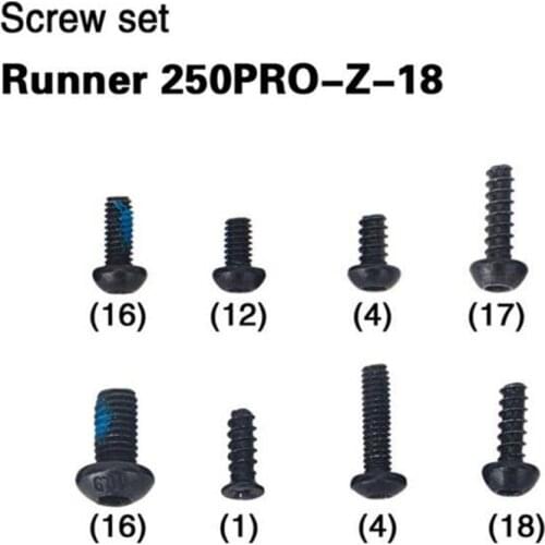 Screw Set for Walkera Runner 250 PRO Quadrocopter Spare Parts Accessories Runner 250PRO-Z-18