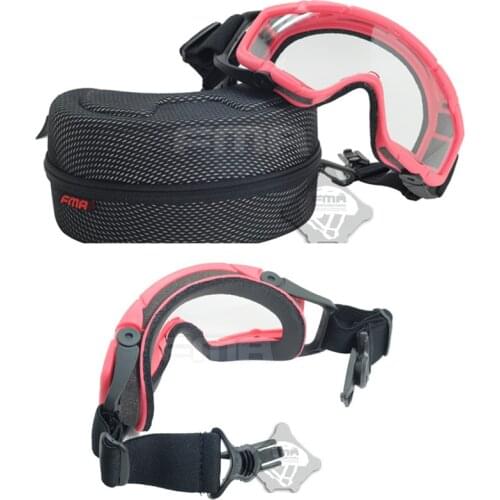FMA Guide rail groove Goggles Match Bring Helmet Type B ( Pink )