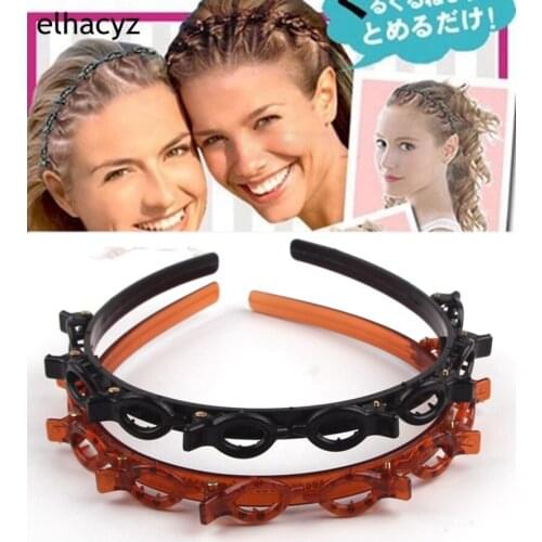 Hot Unisex Alice Hairband Headband Men Women Sports Hair Band Hoop Metal Hoop Double Bangs Hairstyle Hairpin Hair Accessories