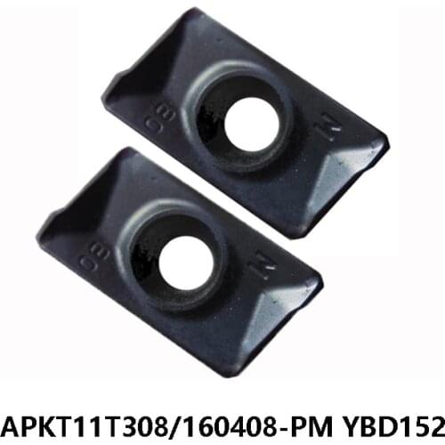 Original APKT11T308-PM APKT160408-PM YBD152 APKT 11T308 160408 Carbide Inserts Lathe Cutter Tools Milling Insert