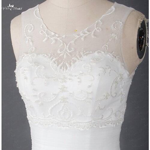 RSW1377 Yiaibridal Real Job Best Curvy Ivory Embroidery Mermaid Wedding Dress Elegant