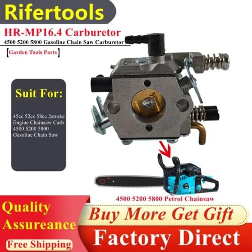 General Carburetor Parts For 45cc 52cc 58cc 2-Stroke Engine Of 4500 5200 5800 Gasoline Chainsaw Hedge Trimmer Brush Cutter Carb