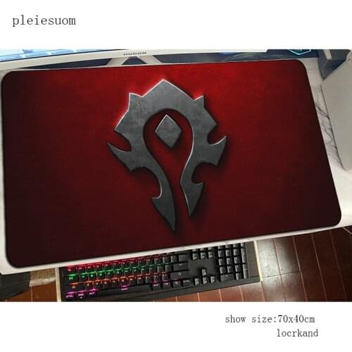 Wow mouse pad hot sales mousepads 800x400x3mm best gaming mousepad gamer large personalized High-end mouse pads keyboard pc pad