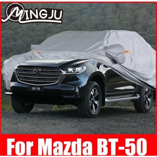Exterior Car Cover Outdoor Protection Full Car Covers Snow Cover Sunshade Waterproof Dustproof for Mazda BT-50 BT50 BT 50
