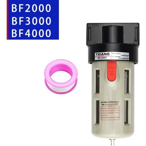 BF2000 BF3000 BF4000 Air Source Treatment Pneumatic Component Filter Oil-water separator air compressor filter 1/4'' 3/8'' 1/2