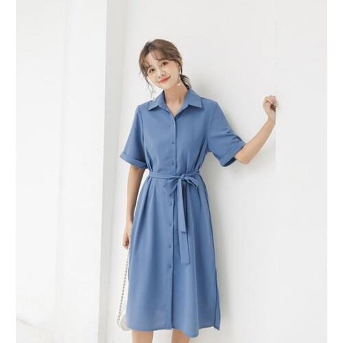 Летние платья-рубашки Wangxiangqian China At AliExpress