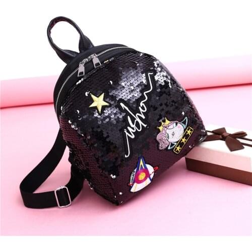 Women Backpacks Fashion Packs for Female Designer Nylon Small Backpack Sequin Embroidery Travel Bag Girls Waterproof Backpacks