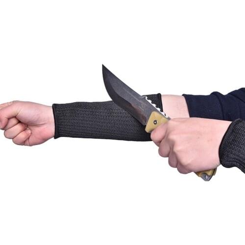 1 Pair Cut resistant arm sleeve,High strength fiber built-in steel wire wrist guard Arm Warmers Anti-cutting