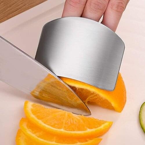 1Pcs Stainless Steel Finger Guard Finger Hand Cut Hand Protector Knife Cut Finger Protection Tool Kitchen Products Gadgets Tools