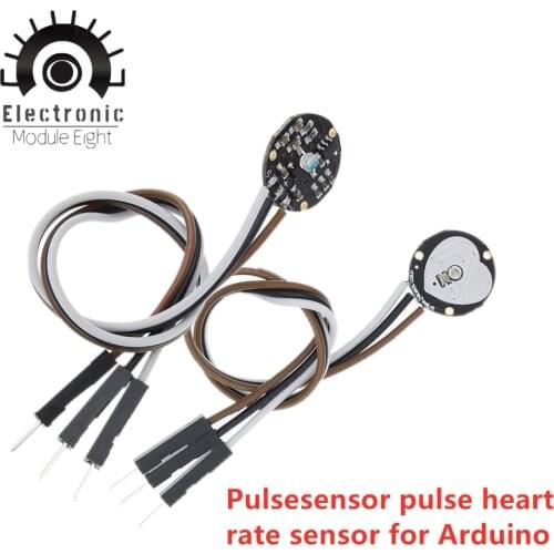 10PCS Pulsesensor pulse heart rate sensor for Arduino open source hardware development pulse sensor
