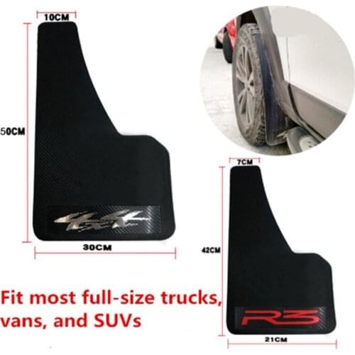 2PCS(one set)car mudguards plastic plaid mud flaps for truck auto parts fit for sedan /suv car suzuki sx4s-cross