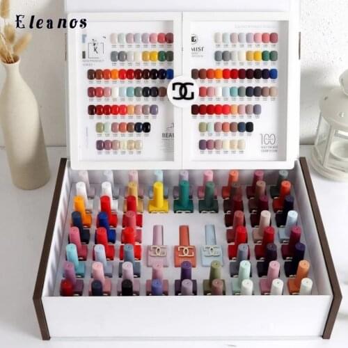 Gel Nail Polish Kit Eleanos 60 Hot Colors For Nail Art Design 15ml Whole Set Semi Permanent Gel Polish Set Need Base & Top Coat