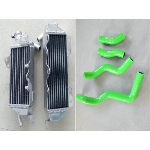 Aluminum radiator +GR HOSE Kawasaki KLX 250 KLX250 1993-1996 1994 1995 93 94 95