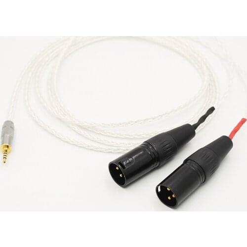 Audiocrast HIFI Hi End 2.5mm TRRS Balanced Male to 2 XLR Male Cable, for Astell&Kern AK100II, AK120II, AK240, AK380, AK320, DP-X
