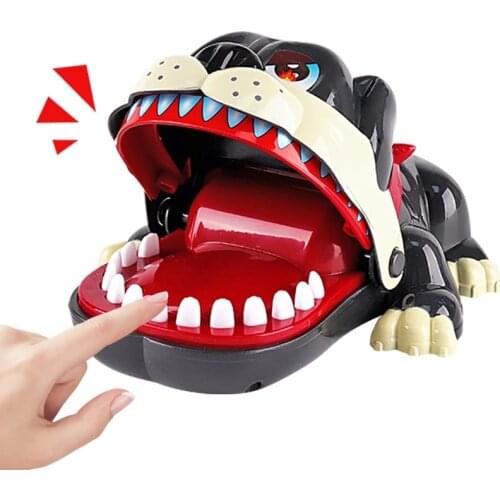 Crocodile Teeth Toys Game for Kids Biting Finger Mouth Dentist Funny Dogs Alligator Teeth Party Play Table Game with Sounds