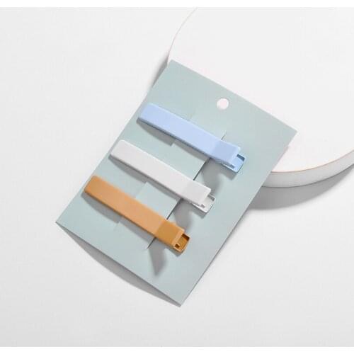 LUNA CHIAO Trendy Women Hair Accessories Lacquered Slim Bar Hair Clip Cluster Pearl Braided Metal Barrettes Hair Jewelry