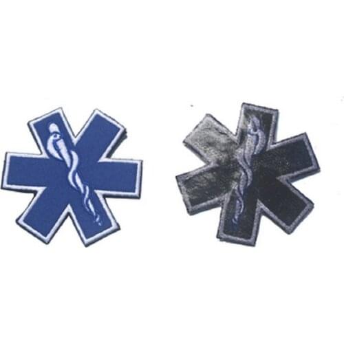 International Medical Aid Snake Embroidery Patch Applique For Clothing Bag Jackets