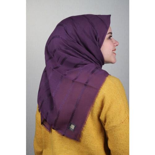 FASHION CASHMERE THE STRIPE COTTON SCARF-DESEN-02-RENK-08