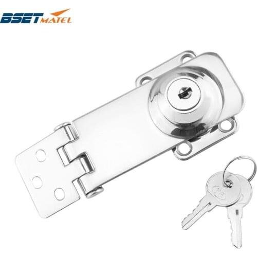 Marine Boat Stainless Steel 304 Locking Hasp Safety Lock Hatch Cabinet Door Cabin Deck Locker Hatch Latch yacht accessories